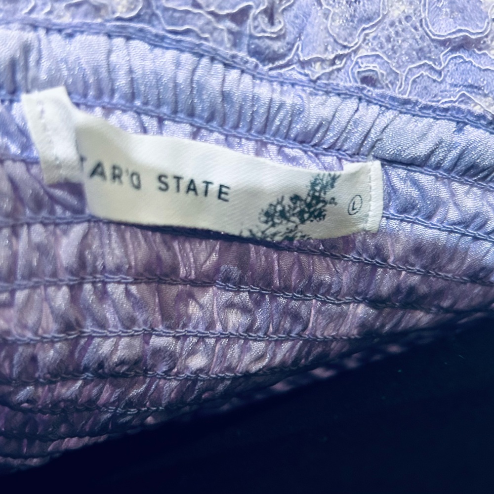 Altar'd State Lavender Lace Maxi Dress - Picture 5 of 9